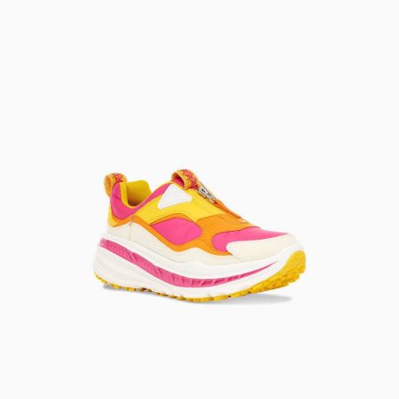 UGG CA805 Zip Pink Lemon Sneakers for Women (PIUV48173)